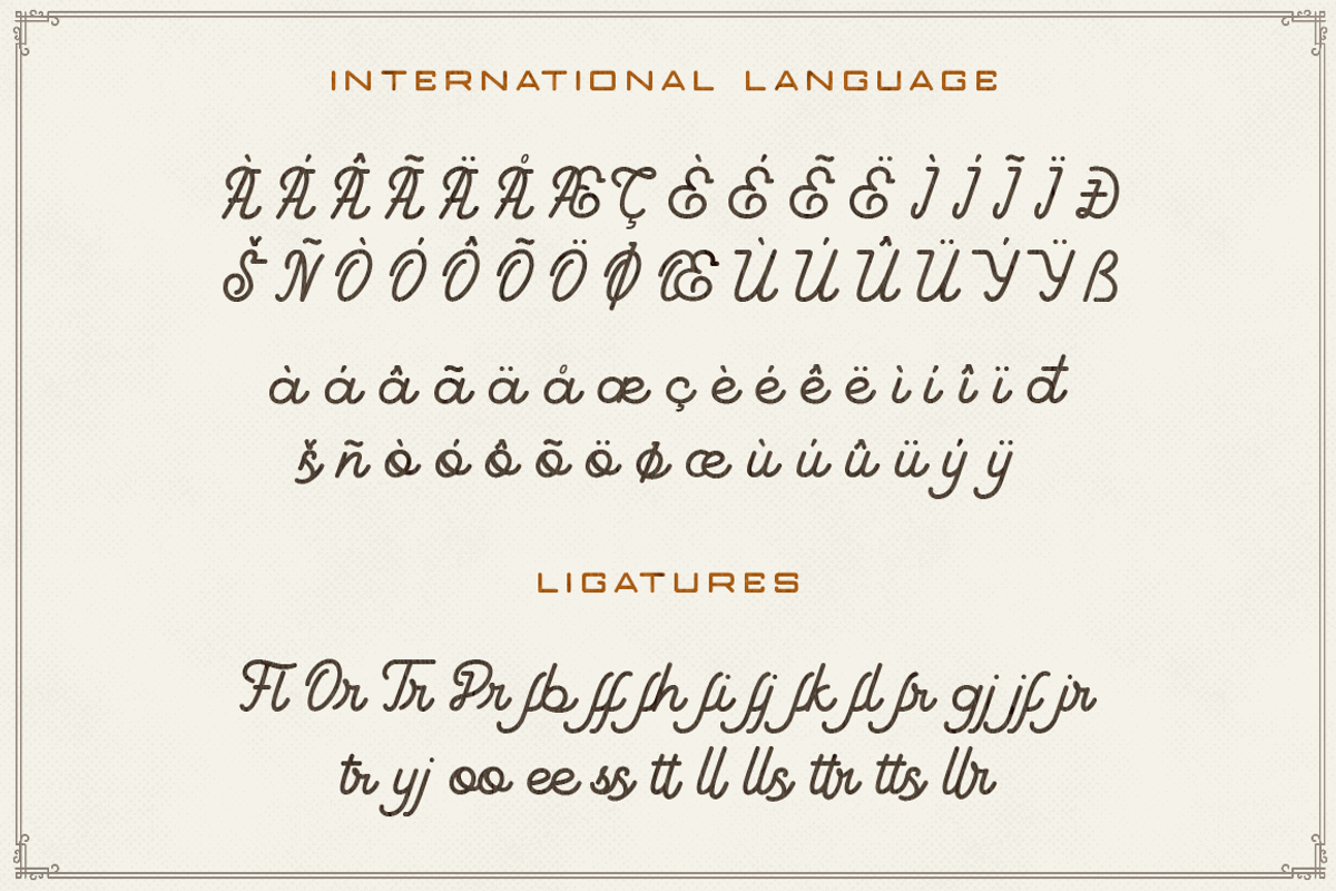 Goodline - Monoline Font + Extras preview 5