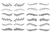 Hand Drawn Floral Dividers Pack, a Decorative Illustration by alexdndz (Thumbnail 3 of 6)