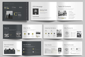 Professional Company Profile, a Magazine Template by MightyDesign