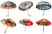 Bright & Colorful Summer Umbrella, an Illustration by Pixels.Craft (Thumbnail 8 of 8)