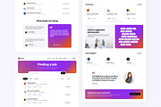 Workze job board template for Framer, a Landing Page Template by WhiteUI.Store (Thumbnail 2 of 8)