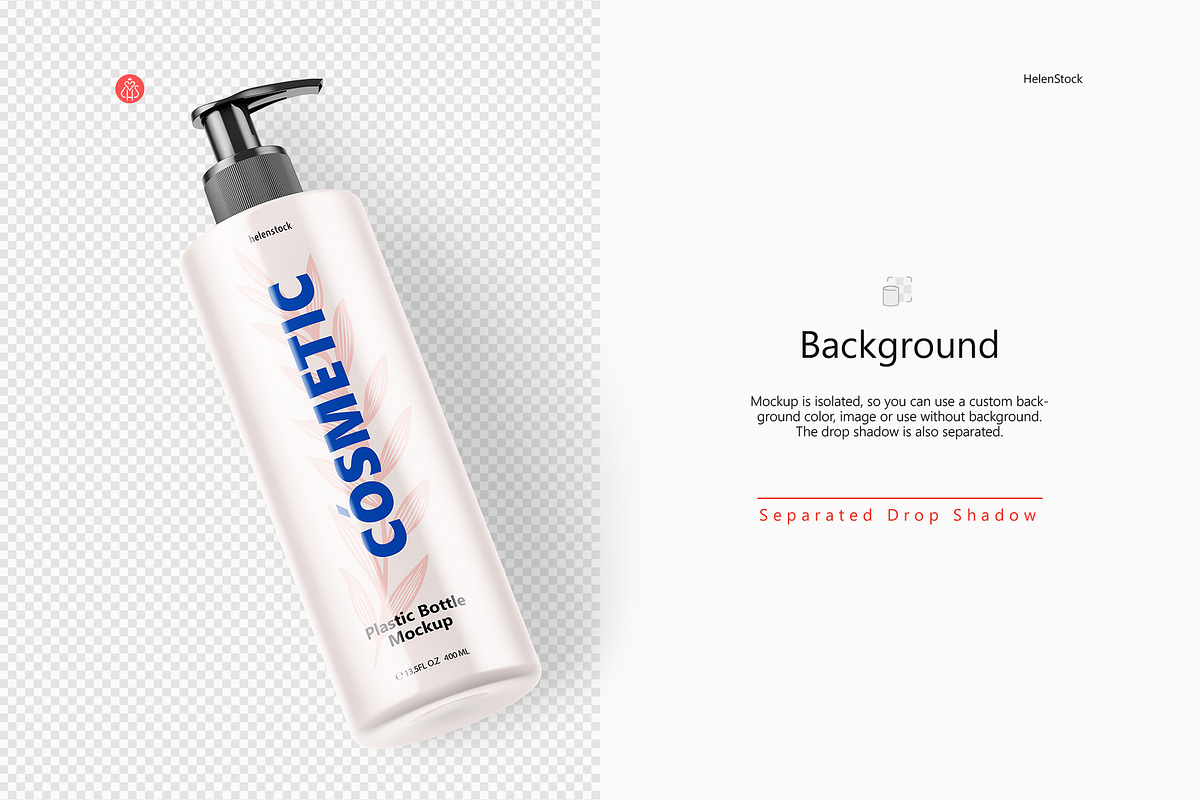 Soap Bottle Mockup - Halfside View, a Pens & Pencil Mockup by HelenStock (Photo 5 of 8)