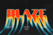 Blaze Text Effect, a Layer Style Add-On by alexdndz (Thumbnail 1 of 2)