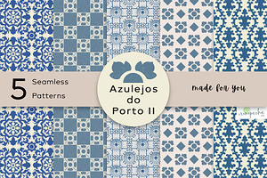 Azulejos do Porto Pattern Bundle II