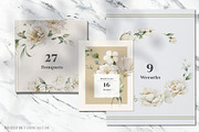 Watercolor White Flowers Collection, a Decorative Illustration by Damian Roh (Thumbnail 5 of 16)