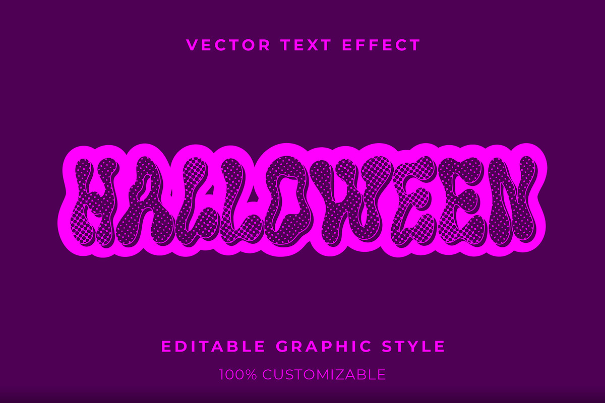 Slime Dotted Bubble Text Effect
