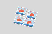 Square Postage Stamp Mockup Bundles, a Flyer Template by Graphic Aesthetic (Thumbnail 21 of 24)