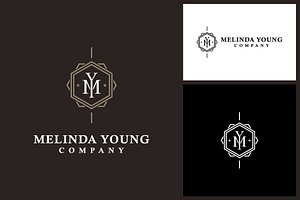 M Y Hexagon Logo design, a Branding & Logo Template by Atlantis X Nurman Arbai