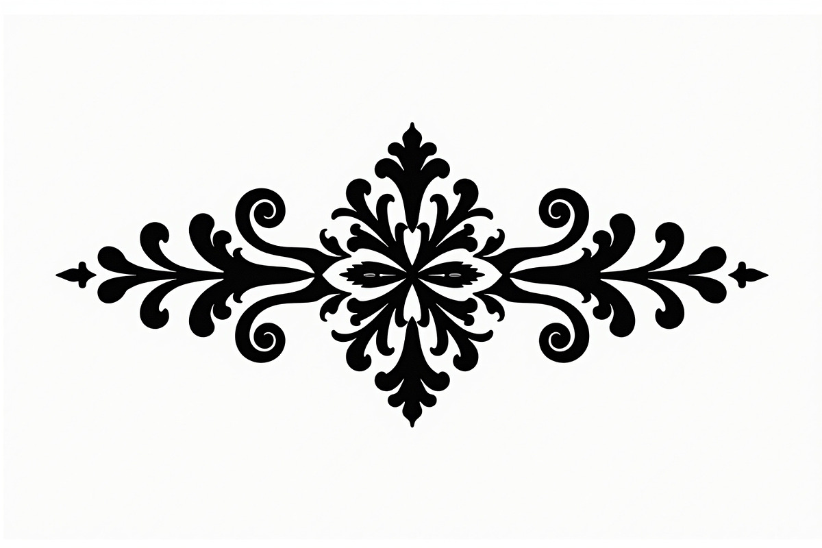 Victorian Scrollwork Ornament with, an Illustration by Amazin_art (Photo 23 of 26)