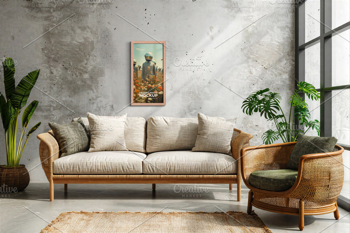 Framed Photo Mockup 12x24 in, a Household Mockup by Mockups by Carlos Viloria (Photo 4 of 5)