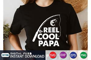 Reel Cool PAPA Fishing Shirt