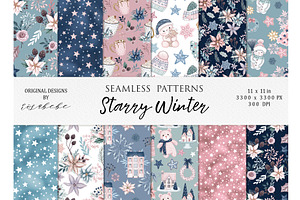 Winter Seamless Patterns