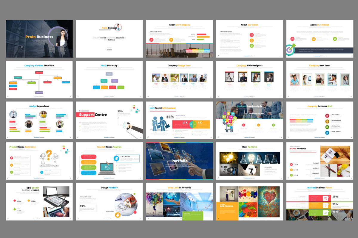 ProIn Business Powerpoint, a Presentation Template by GreenDesign (Photo 1 of 9)