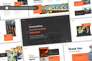 Construction Presentation Slides, a Presentation Template by Antstheme (Thumbnail 1 of 2)