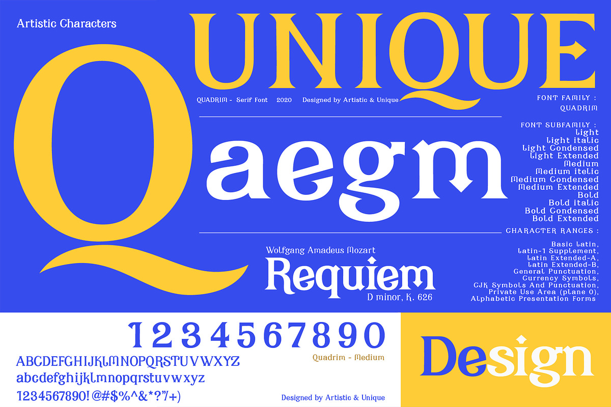Quadrim - Serif Font Family preview 6