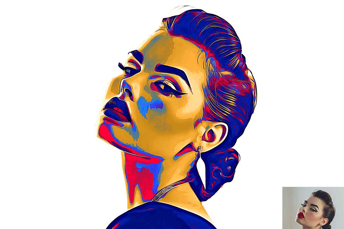 Cartoon Drawing Effect Ps Action, an Action Add-On by Studio Retouch (Photo 8 of 10)
