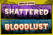 Terrify, a Sans Serif Font by Burntilldead (Thumbnail 4 of 12)