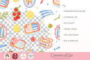 Cute Sardines Seamless Pattern, a Pattern Graphic by Chonnieartwork (Thumbnail 2 of 5)