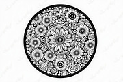 Mandala Floral Circle Pack, an Illustration by BIPLOB EXPERT (Thumbnail 3 of 9)