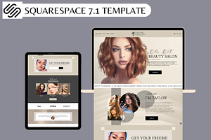 Squarespace Beauty Website Template