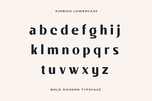 Kimbiso Modern Display Font