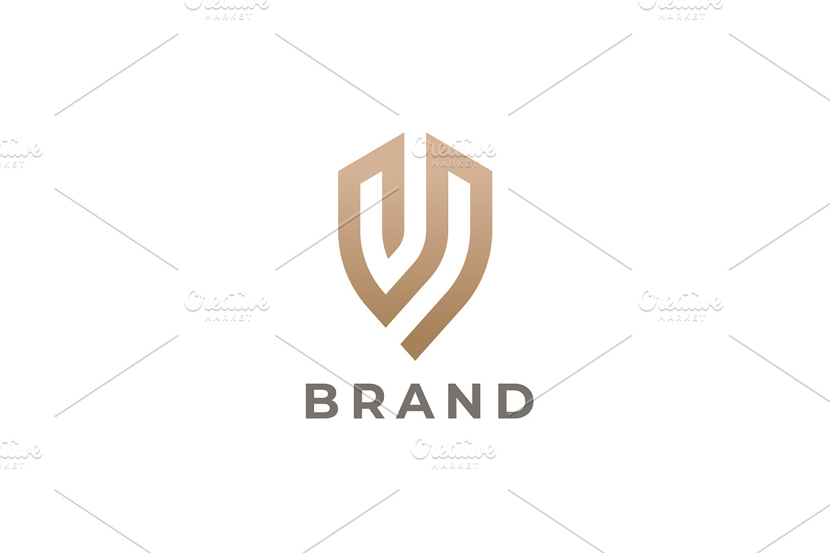 Abstract letter V logotype., a Branding & Logo Template by lettett