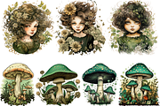 Vintage Fairy Magical Clipart, an Object Illustration by Digital Xpress (Thumbnail 4 of 5)