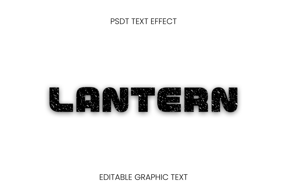 Distressed Texture Text Effect