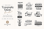 Vector Vintage Typographic Quotes., a Decorative Illustration by Gomolach (Thumbnail 1 of 11)