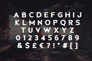 Fault - Glitch Font