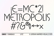 JWV - RAINBAUX, a Sans Serif Font by Jordan Warren Visuals (Thumbnail 3 of 13)