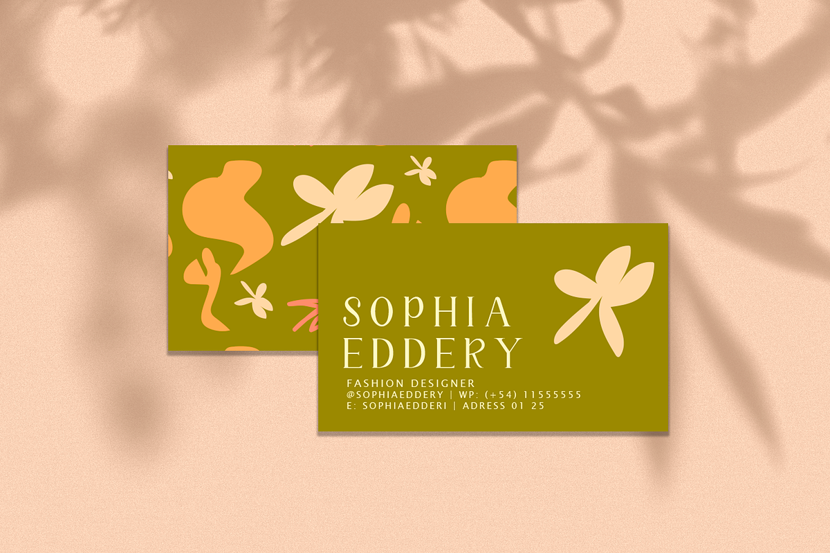 SOPHIA BUSINESS CARD, a Business Card Template by Casa Bele Shop (Photo 1 of 3)