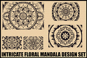 Floral Mandala Vector Bundle, an Illustration by jahid234 (Thumbnail 1 of 7)