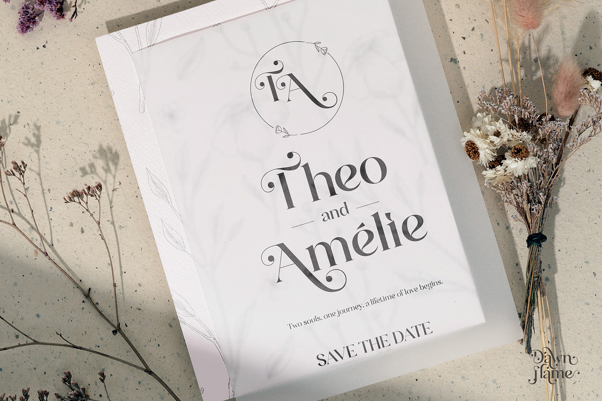 Dawn Flame – A Timeless Serif, a Serif Font by Annivers Type (Photo 3 of 10)