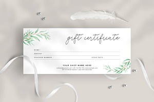 Gift Certificate, a Card Template by Amit Debnath