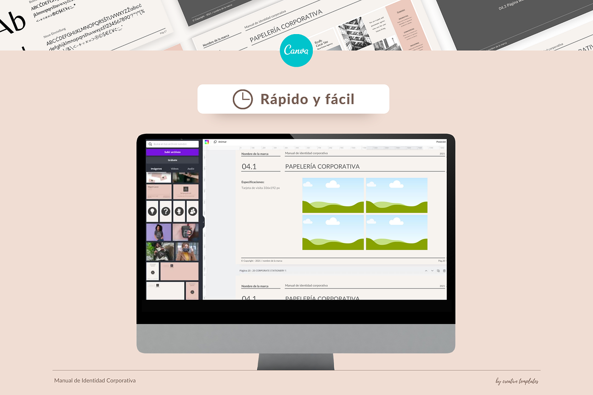 Manual Identidad Corporativa Canva, a Brochure Template by byCreativeTemplates (Photo 8 of 8)
