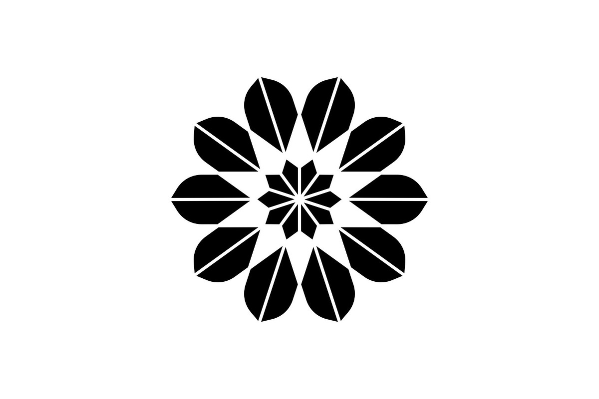 Abstract Flower Pattern Icon Logo, a Branding & Logo Template by Buqancreative (Photo 1 of 2)