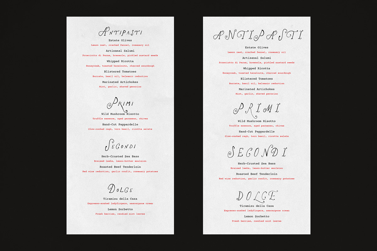 The Rose Atelier// Hand drawn Font, a Handwritten Font by PeachCreme (Photo 2 of 15)
