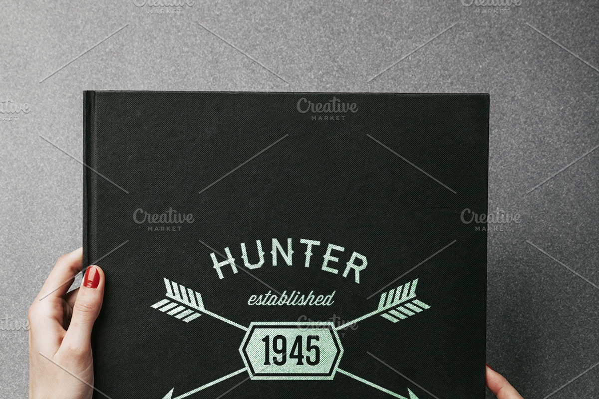 Big black book mockup, a Print Template by SFCRCH MOCKUPS (Photo 3 of 5)