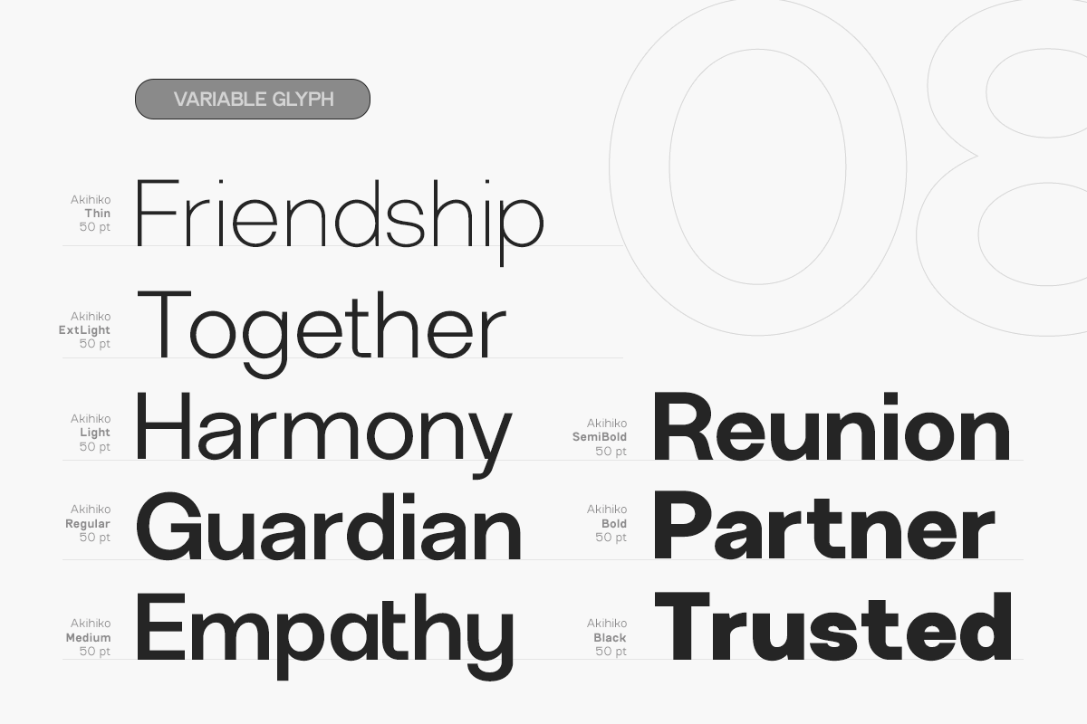 GC Neue Rumble - Modern Elegant Sans, a Sans Serif Font by Glyphonic (Photo 6 of 15)