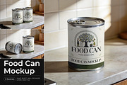 Food Can Mockup, a Cups & Container Mockup by Pitchlook.Studio (Thumbnail 1 of 4)