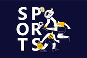 Competitive Sport Players Pack, an Illustration by Lucky Shop (Thumbnail 10 of 12)