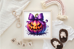 Nasty Pumpkin Clipart Halloween