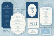 Vintage Wedding Stationery Set, a Stationery Template by Garden in frame (Thumbnail 5 of 9)