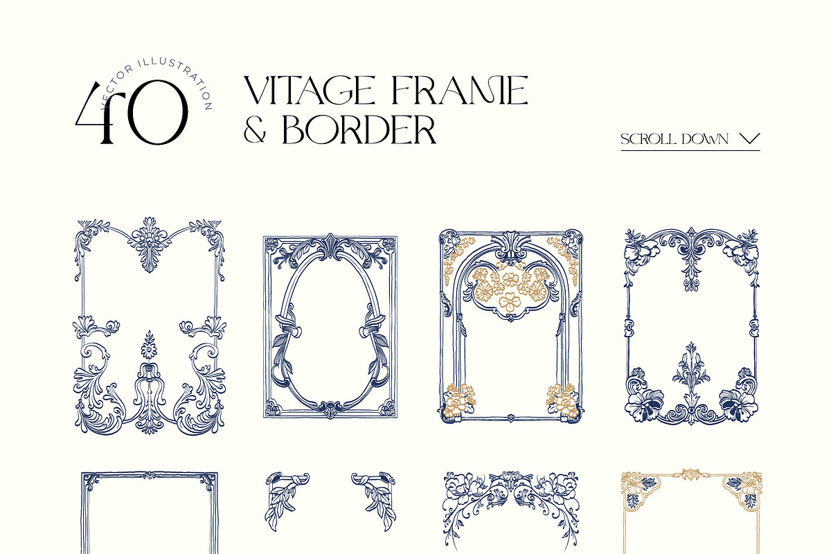 Art Nouveau | Wall Art Collection, an Object Graphic by Leleka.Store (Photo 17 of 21)