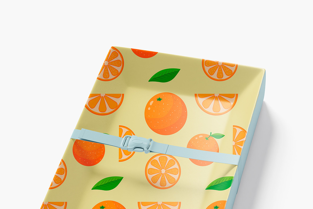 Seamless pattern with oranges, a Texture Illustration by JYa_Design (Photo 2 of 3)