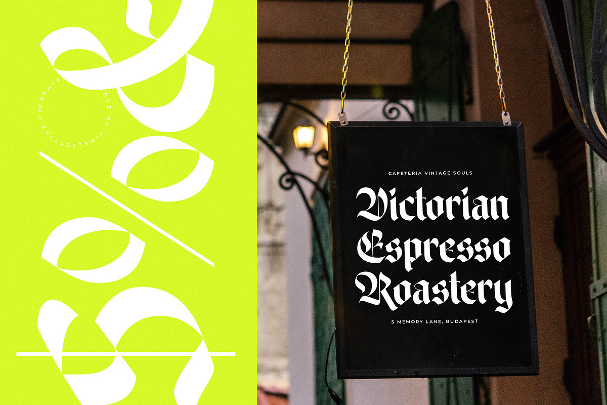 Wilfred Knights Modern Blackletter, a Blackletter Font by timelesstype.co (Photo 16 of 20)