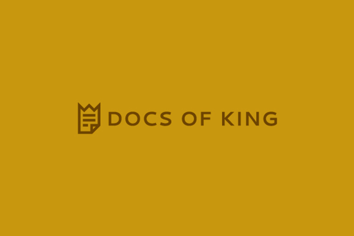 Docs Of King Logo, a Branding & Logo Template by Mauro Bertolino (Photo 4 of 4)