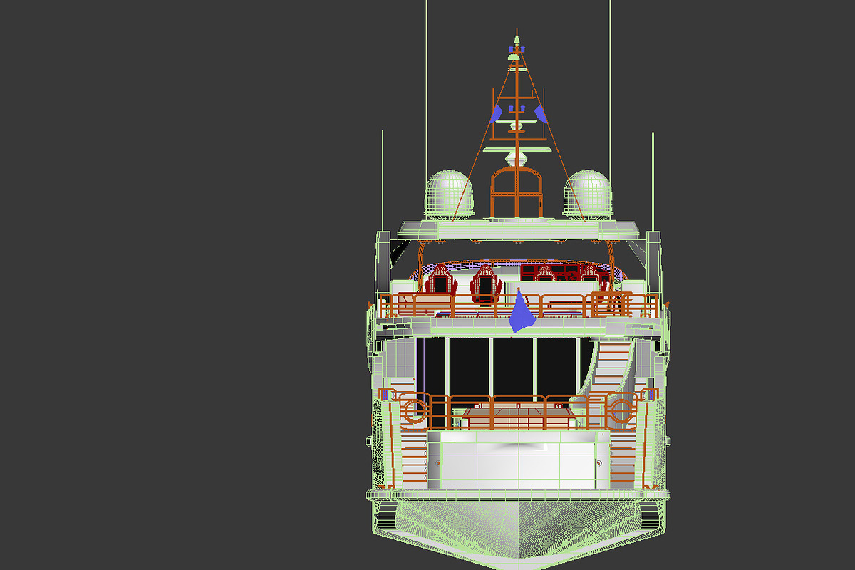 Sunseeker Predator 130 superyacht, a Cars & Vehicle 3D Model by arapps3d (Photo 21 of 21)