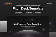 Pitch Deck AI-Powered Data Analytics, a Presentation Template by pickolabstudio (Thumbnail 1 of 6)